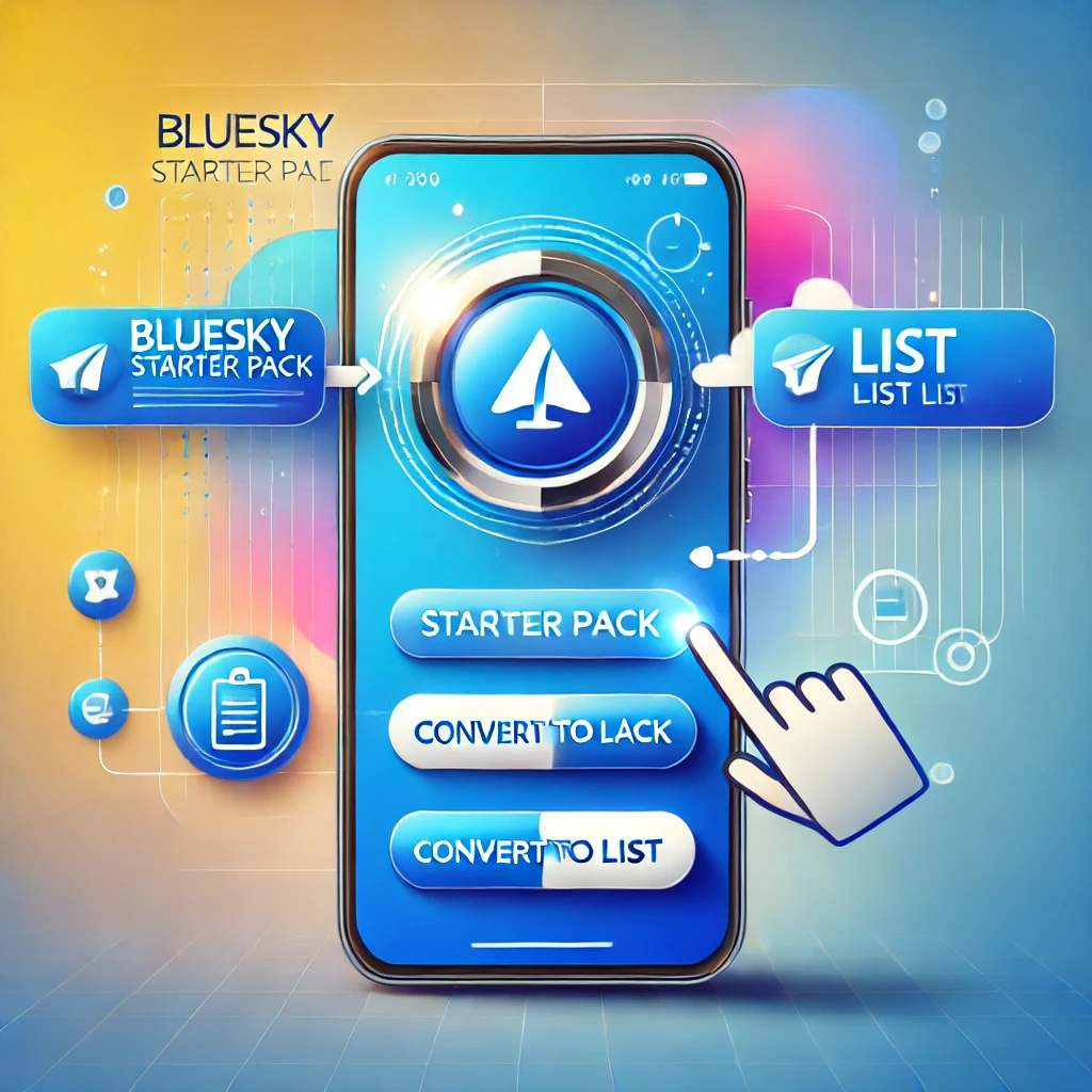 Bluesky Starter Pack을 List로 변환하는 방법